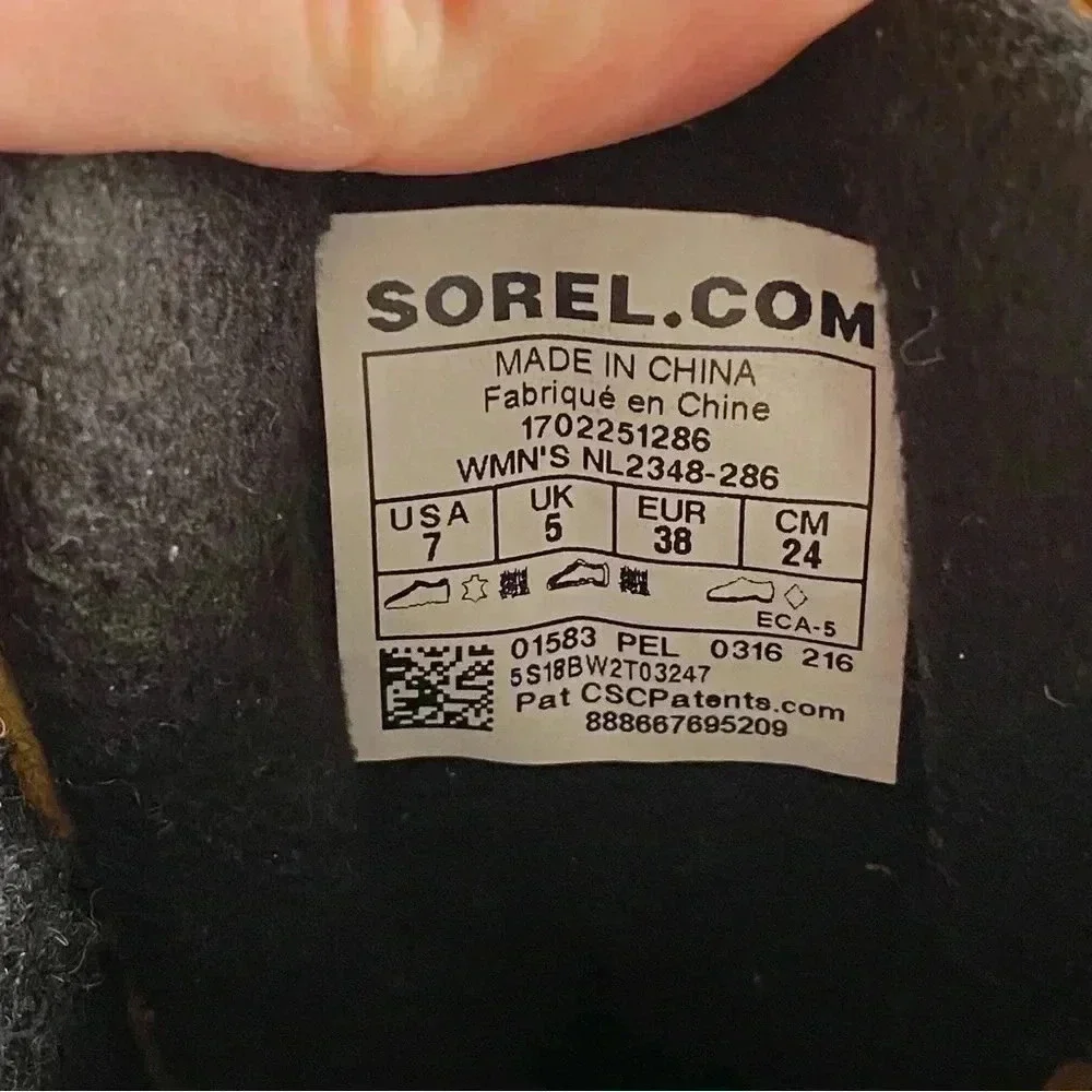 Sorel Slimpack II Lace Boots Sz 7‎